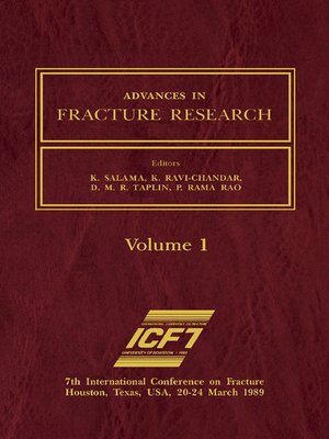 cover image of Advances in Fracture Research